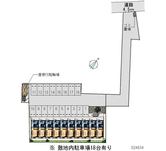 ★手数料０円★都城市東町　月極駐車場（LP）